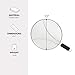 Splatter Guard for Frying Pan & Food Strainer and Universal Cookware 13