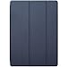 iPad Air Case, ROARTZ Metallic Navy Blue Slim Fit Smart Rubber Coated Folio Case Hard Shell Cover Light-Weight Auto Wake/Sleep for Apple iPad Air 1st Generation Model A1474/A1475/A1476 Retina Display
