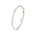 3 Pairs 60mm Big Hoop Earrings for Women,18K Gold Plated Rose Gold Plated Silver for Womens(3 Colors Set)