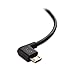 Cable Matters 2-Pack Right-Angle USB Power Cable for TV Stick and Charging Cable 6 Inches - Compatible with Roku Streaming Stick