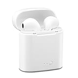 Wireless Headphones, Silipower Bluetooth Headsets, Bluetooth Earbuds, True Wireless Earbuds Stereo in-Ear Earpieces with 2 Built-in Mic and Charging Case Earphones Compatible with Smartphones