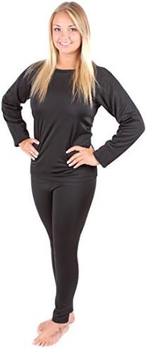 Mongol Wear Warm Core Women's Thermal Underwear, SUPERIOR Long John Set (Medium)