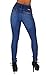 Colombian Design, High Waist, Butt Lift, Levanta Cola, Skinny Jeans in Washed Blue Size 13