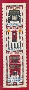 Streets of London Bookmark - Cross Stitch Kit