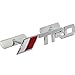 BZQq 3D TRD Racing Grill Grille Zinc alloy Emblem Red and Silver Universal Fit All Vehicles