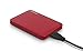 Toshiba Canvio Connect II 1TB Portable Hard Drive, Red (HDTC810XR3A1)