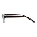 SA106 Mens Half Metal Rim Rectangular Multi 3 Power Focus Progressive Reading Glasses Copper +2.5