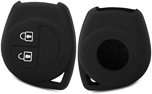 2 Buttons Silicone Car Key Cover Case for Suzuki SX4 Swift Liana Vitara JIMNY Alto IGNIS Esteem Remote Protector Holder