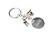Harry Potter Silver Doe and Golden Snitch Always Keychain