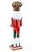 Clever Creations Golfer 15 Inch Traditional Wooden Nutcracker, Festive Christmas Décor for Shelves and Tables