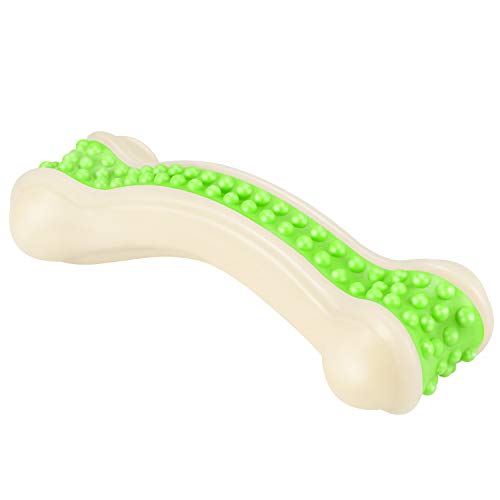 SHINCO EETOYS Dog Chew Toy, Indestructible Dog Toys for Aggressive Chewers, Teeth Cleaning, Safe Durable Bite Resistant Toothbrush Stick for Puppy Dog (Medium)