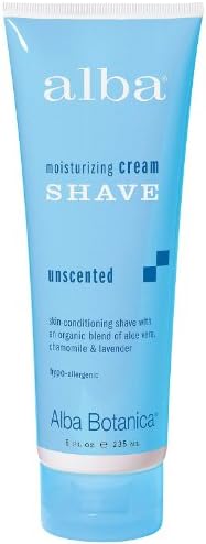 Alba Unscented Moisturizing Shave Cream, 8 Ounce - 6 per case.