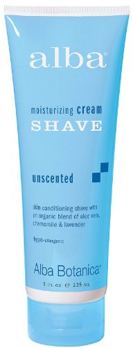 Alba Unscented Moisturizing Shave Cream, 8 Ounce - 6 per case.