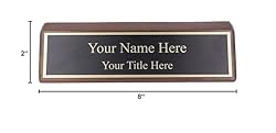 ExcelMark Personalized Walnut Wood Business Desk