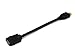 Monoprice 8inch 28AWG High Speed Male to Female HDMI® Port Saver - Black