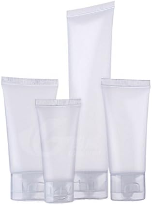 TOPWEL 6PCS 15g/30g/50g/100g Portable Empty Cosmetic Soft Tube (50g)
