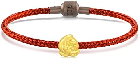 Amazon.com: CHOW SANG SANG 999 24K Gold Charme Blessing Bracelet