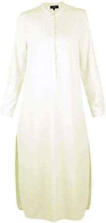 MYRA COLLECTION OVERSIZED SHIRT DRESS (MEDIUM, IVORY)