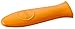 Lodge Silicone Hot Handle Holder - Dishwasher Safe Hot Handle Holder Designed for Lodge Cast Iron Skillets 9 Inches+ w/ Keyhole Handle - Reusable Heat Protection Up to 500° - Orange