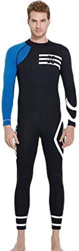 DIMPLEYA Diving Suit Man Surfing Suit Long Sleeve Surfing Kayak Sailing Insulation Cold And Flexible Adjustable Neck Swimming Wet Suit One Piece Wetsuit
