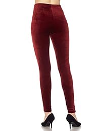 ITSALLLEGGINGS Leggings de terciopelo de cintura alta ultra suave, elástico, transpirable y cómodo