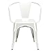 Poly and Bark Trattoria Arm Chair in White (Set of 2)