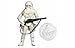 Star Wars Basic Figure McQuarrie Series #6 Snowtrooper