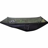 Physport Hammock Tent with Mosquito Portable Parachute Fabric Net Lightweight for Hiking Camping Survivor Outdoor