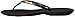 Havaianas Women's Ring Flip Flop Sandal, Black/Black, 7/8 M US