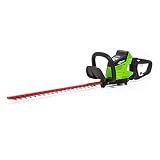 Greenworks 24-Inch 40V Brushless Cordless Hedge Trimmer, Battery Not Included HT40L00