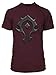 JINX World of Warcraft Horde Logo Men's Gamer Graphic T-Shirt, Burgundy, Large
