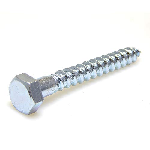 10 Stk. Holzschrauben Sechskant DIN 571 verzinkt Schrauben 6,8,10,12 mm Holz Schraube (8 x 140 mm)