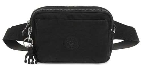 ABANU MULTI Kleine Umhängetasche, die in eine Hüfttasche umgewandelt werden kann, Black Noir (Schwarz)