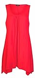 Womens Plain Viscose Jersey Hanky Swing Dress