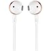 JBL T205BT Wireless in-Ear Headphones with Three-Button Remote and Microphone (Rose Gold)
