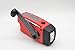 GREATONE Weather Radio, Emergency Hand Crank Self Powered Portable Camping AM/FM NOAA Solar Weather Radio with LED Flashlight, 1000mAh Power Bank for iPhone/Smart Phone 088 (red)