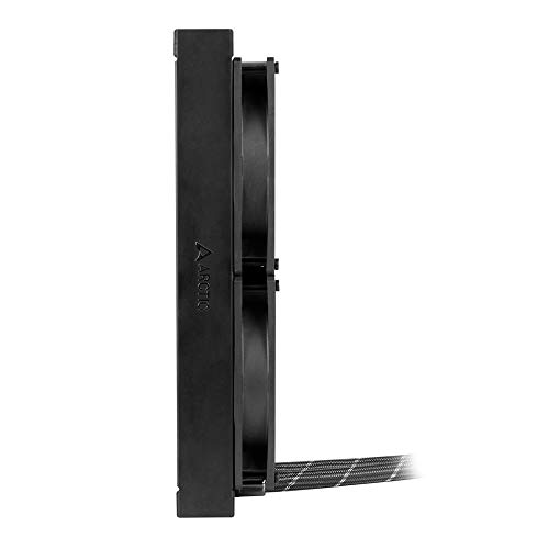 ARCTIC Liquid Freezer II 280 - Multi Compatible All-in-One CPU AIO Water Cooler, Compatible with Intel & AMD, Efficient PWM Controlled Pump, Fan Speed: 200-1700 RPM (Controlled via PWM) - Black