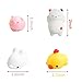 WATINC 24 Pcs Easter Eggs Filled with Mochi Squishy Colorful Cute Animal Squishy Kawaii Mini Soft Squeeze Toy Fidget Hand Toy for Kids Stress Relief Decoration Simulation Lovely Toy