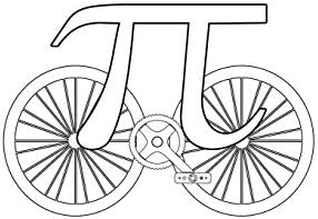 Fun Math Picycle Bicycle Pi Bike Pun Notebook: Blank Lined Journal (Best Student or Teacher Gift): 6 x 9 inches // 120 Lined Blank Pages // College Ruled