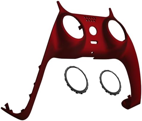 Extreme Rate Dual Sense Shell eXtremeRate Scarlet Red Decorative Trim Shell for DualSense 5 ...
