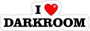 DARKROOM 8" I Love Vinyl Decal Sticker for Hobbies and Sports Pride