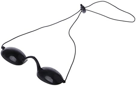 Peako Eyepatch Glasses Laser Light Safety Protection Goggles IPL Beauty Clinic Patient (Black)
