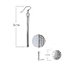 1 Pair Lady's Silver Plated Six-Wire Tassel Long Earrings Dangle Earhook Costume Jewellery