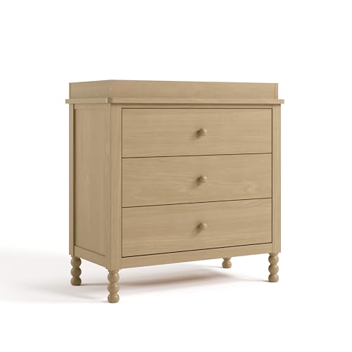 Storkcraft Rio 3 Drawer Chest with Removable Changing Topper, Driftwood