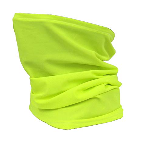 Maxit BG Tube UPF 50+ Sun-Blocking and Cooling Multi-Use Neck Gaiter, Bright Lime