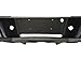 1997-2004 Dodge Dakota Pickup Rear Step Bumper Powder Coating Black Full Assy, Rear Bumper Black Face Bar with Gray Face Cover, with Top Pad, Inner Brackets, Outer Brackets, License Lamp CH1103104
