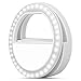 Lumi Ring - Selfie Ring Light for Smart Phones and Tablets, White - iPhone 4, 4s, 5, 5s, 6, 6 Plus, 8, X, Samsung, Android