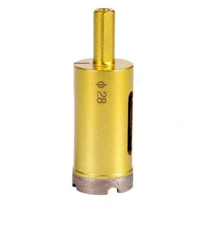 Yaowanguan Diamond Drill Bit Hole Saw Tools for Glass/Tile/Ceramic/Marble/Porcelain/Concrete/Granite Cutting Opening - 28mm Diamond Coating Drill Bit