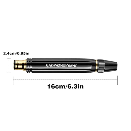 High Pressure Sprinkler Nozzle Nozzle Nozzle Adjustable Hand Resistant Spray Nozzle High Pressure Garden Hose Nozzle for Lawn Yard Watering Car Cleaning