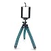 Lanzhd Universal Flexible Light Weight Octopus Style Portable and Adjustable Tripod Stand Holder for iPhone cell phone, Cellphone-Sky blue